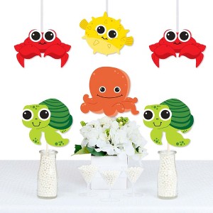 Big Dot of Happiness Under the Sea Critters - Decorations DIY Birthday Party or Baby Shower Essentials - Set of 20 - 1 of 4