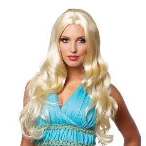 Costume Culture by Franco LLC Goddess Adult Blonde Costume Wig - 1 of 4