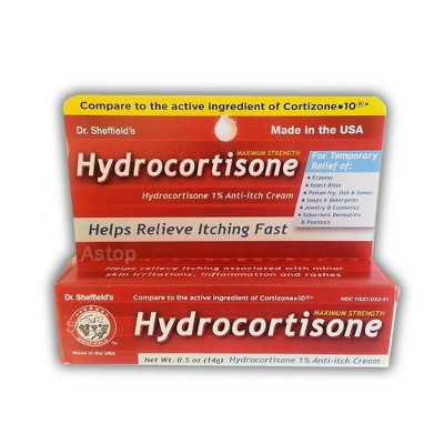 Dr. Sheffield'S Hydrocortisone Cream 1% .5Oz
