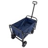NAYSAYE Wagons Collapsible Utility Cart with Dual Layer Design and Liner Set for Outdoor Adventures, Dark Blue, 25.98"*17.32"*37.4" - 2 of 4