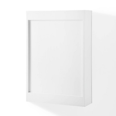 Savannah White Flush Mount Mirrored Bathroom Wall Cabinet