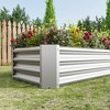 Lycvki 4×2×1ft Metal Raised Planter Garden Bed - 4 of 4