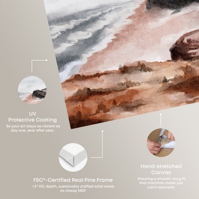 Art Remedy Coastal Landscape Gallery Wrapped Canvas, 20" x 24"
