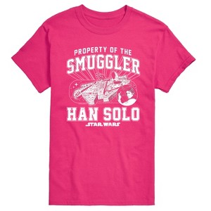 Men's - Star Wars - Property Of The Smuggler Han Solo Short Sleeve Graphic T-Shirt - 1 of 3