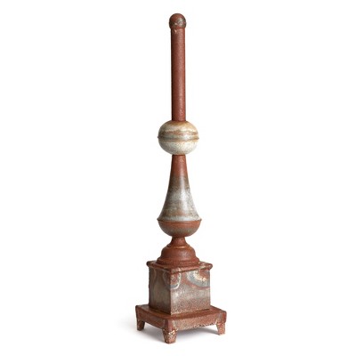 Plum & Post Weathered Metal Ornate Finial