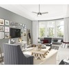 Hunter Fans 44" Sentinel Lighted Ceiling Fan Brushed Nickel with Glass Shade - Modern Design for Home Offices & Bedrooms - 2 of 2