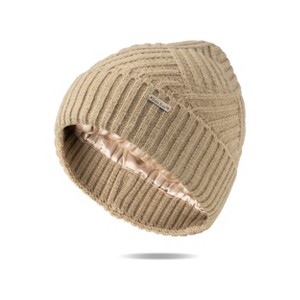 Britt's Knits Satin Lined Beanie Winter Hat for Women Stylish Cold Weather Womens Warm Hat - 1 of 2