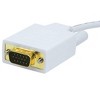 Monoprice Video Cable - 3 Feet - White | 32AWG Mini Display Port to VGA Cable - 2 of 3