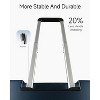 LUGGEX Luggage Sets 2 Pieces, Expandable 20 Inch Carry On Luggage and 28 Inch Checked Suitcase with Front Opening, Set of 2 (20/28), Silver Grey - 4 of 4