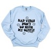 Simply Sage Market S.W.Smiley Don't Go With My Outfit Smiley Faces Sweatshirt - 2 of 4