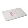 Deny Designs April Lane Art Fancy Bow Monogram Memory Foam Bath Mat - 2 of 4