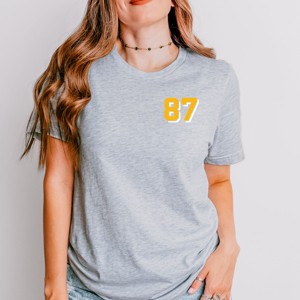 Taylor's Fiancé Number 87 Front And Back - Womens Short Sleeve Tee - 1 of 4