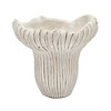 Chery Life 9.3x9x8.7" Sand and Cement Coral Planter with Textured Beige Finish - 4 of 4