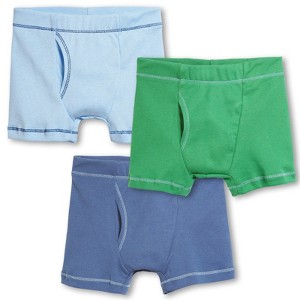 City Threads Boys Soft Cotton Boxer Briefs 3-Pack - USA-Made - 1 of 4