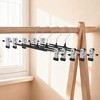 Unique Bargains Non-slip Pants Hanger with Clips 5 Pcs - 4 of 4