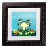 Trademark Fine Art Sylvia Masek Frog's Lunch Matted Framed Art - 2 of 4