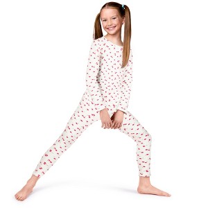 Rocky Thermal Underwear for Girls, Long Johns Fleece Lined Set, Shirt & Pants, Base Layer - 1 of 4