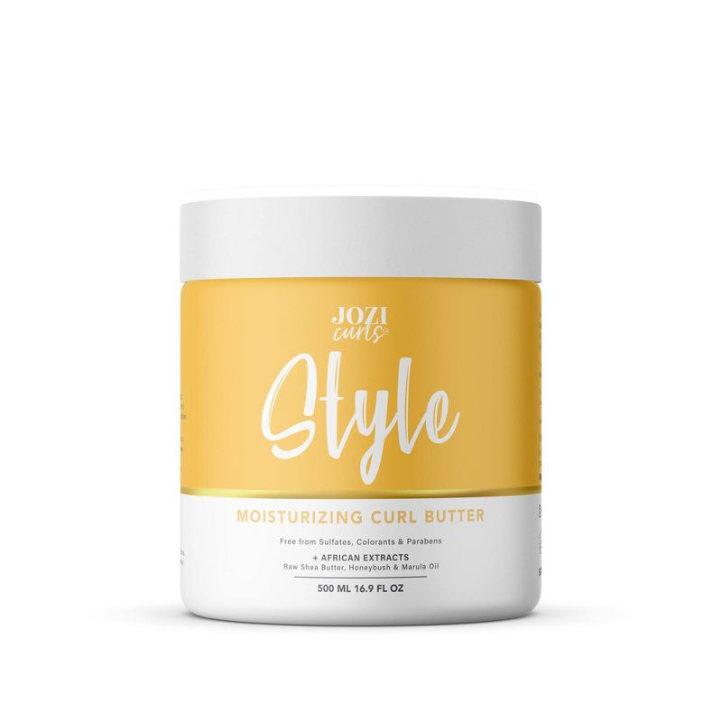 Jozi Curls Curl Enhancing Moisturizing Curl Butter with Raw Shea Butter &#38; Honeybush &#38; Marula Oil - 16.9 fl oz, 1 of 5