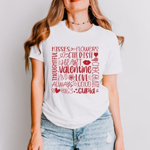 Simply Sage Market Valentine Collage Short Sleeve Tee - 1 of 4