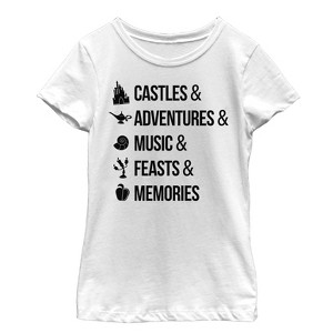 Girl's Disney Princesses Keyword Magic T-Shirt - 1 of 4