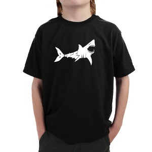 LA Pop Art Boy's Word Art T-shirt - BITE ME - 1 of 4