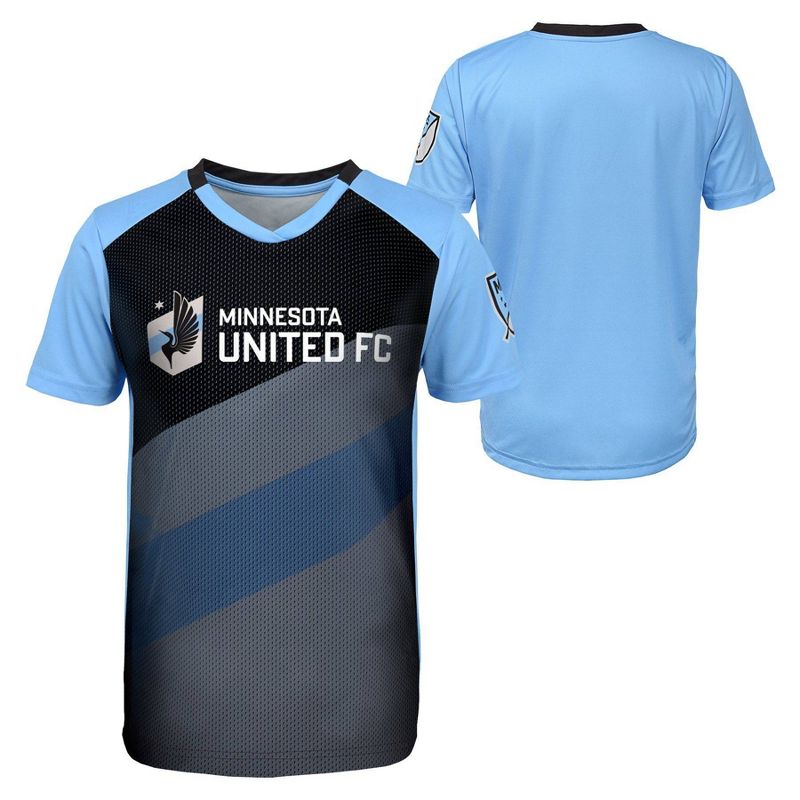 MLS Minnesota United FC Boys&#39; Sublimated Poly Jersey, 1 of 4