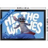 Trends International Disney Lilo & Stitch (2025) - Hit The Waves Framed Wall Poster Prints - 3 of 4