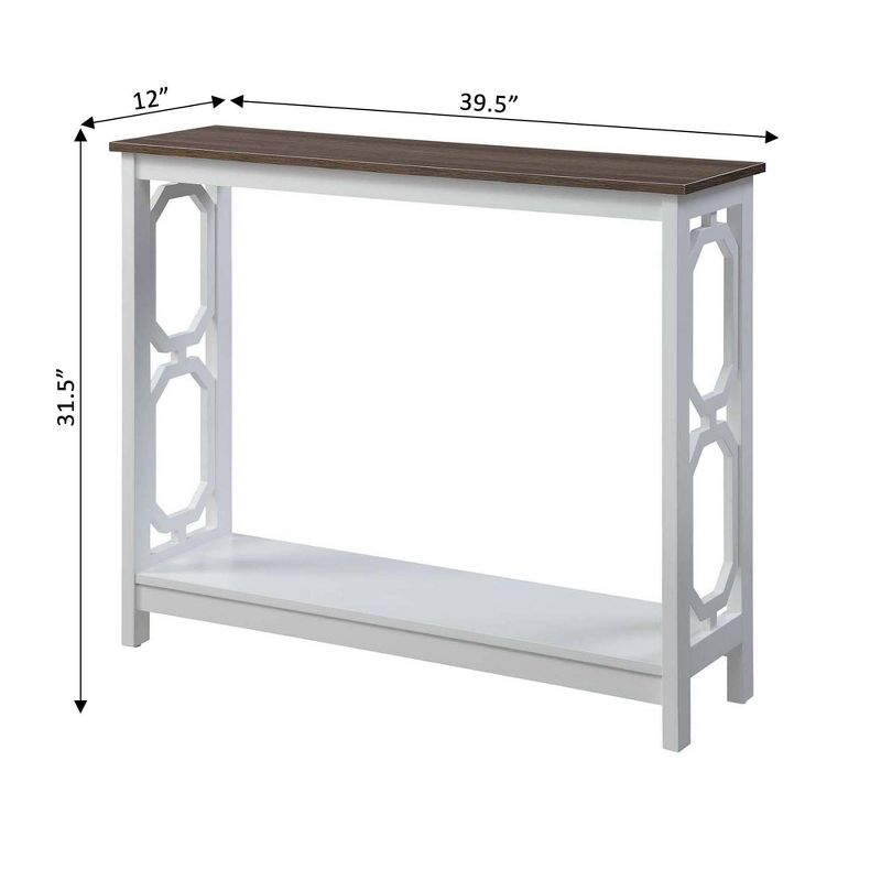 Omega Console Table with Shelf - Breighton Home, 4 of 5
