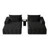 NicBex Couches for Living Room 102" Oversized Sectional Lounge Chaise Flexible Combinations Cloud Plush Loveseat with Reclining Sofa Bed, Grey - 4 of 4