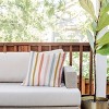 18"x18" Deny Designs Menina Lisboa Summer Colorful Stripes Square Outdoor Throw Pillow Pink - 3 of 4