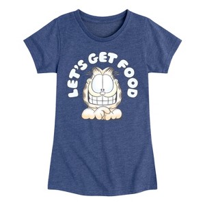 Girls' - Garfield - Lets Get Food Fitted Short Sleeve Graphic T-Shirt - 1 of 4