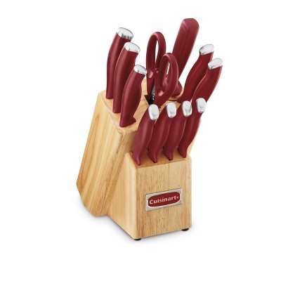 Cuisinart Classic ColorPro Collection 12pc Red Cutlery Block Set - C77SSR-12P