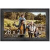 PosterPalooza | 28x21 Wide Barnwood Picture Frame, UV Acrylic, 6 Finishes - Grey, Brown, White, and Black - 2 of 4