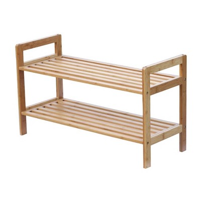 Photo 1 of Oceanstar 2 Tier Bamboo Shoe Rack