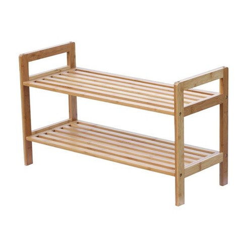 Oceanstar 2 Tier Bamboo Shoe Rack Target