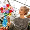 Cubimana Roses Flowers Bouquet Botanical Building Set with Vase, 827PCS - 4 of 4