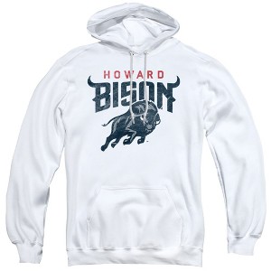Howard University Official Distressed Primary Adult Pull-Over Hoodie - 1 of 4