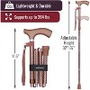 Switch Sticks Walking Cane for Men or Women, Foldable and Adjustable from 32-37 Inches, FSA and HSA Eligible - 4 of 4