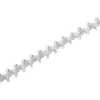 Haus of Brilliance Silver 1/2 Cttw Diamond Miracle-Set Tennis Bracelet - 4 of 4