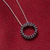Ross-Simons 1.00 ct. t.w. Sapphire Circle Of Eternity Necklace in Sterling Silver - 3 of 4