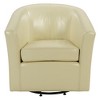 New Pacific Direct Hayden Swivel Bonded Leather Chair - 3 of 4