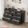 Entryway 7 Dresser for Bedroom, 54 in Wide Drawer Dresser with Storage Freestanding, Wooden Closet Storage Chest - 4 of 4