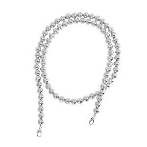 Unique Bargains Faux Pearl Handbag Strap Silver Tone 1 Pc - 1 of 4