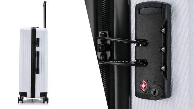 DUKAP STRATOS Lightweight 3pc Hardside Spinner Luggage Set, 2 of 10, play video