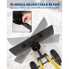 29" Snow Shovel with Wheels, Heavy Duty Steel Snow Pusher Shovel with Adjustable Handle and 5-Position Angled Blade for Driveway - 4 of 4