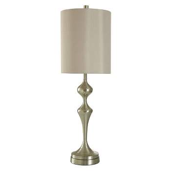 Netted Modern Table Lamp Brushed Nickel - StyleCraft