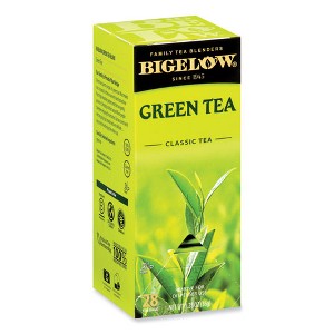 Bigelow Single Flavor Tea Green - 28 Bags/Box - 1.28 oz - 1 of 2
