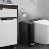 Trash Can, Stainless Steel Kitchen Trash Can 3.2 Gallon with Soft Close Lid & Foot Pedal - 2 of 4