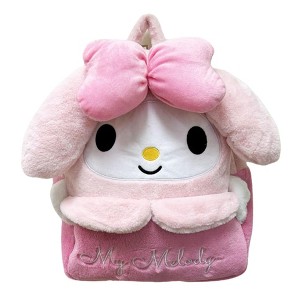 Accessory Innovations Company Sanrio My Melody 15 Inch Embroidered Plush Backpack - 1 of 3