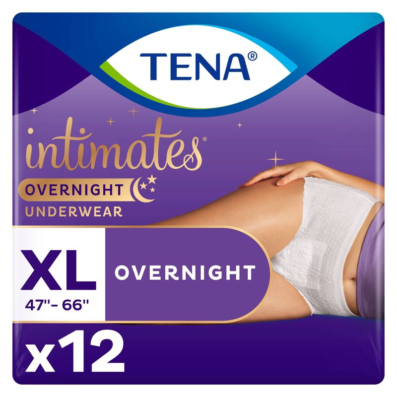 TENA Intimates for Women Incontinence & Postpartum Underwear - Overnight Absorbency, 6 of 8